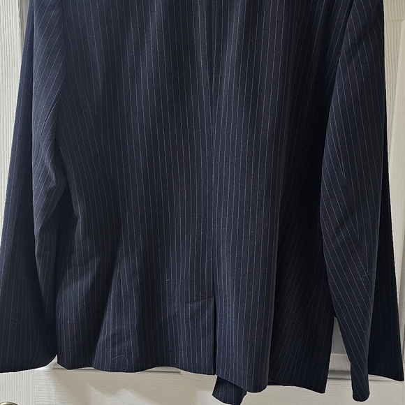 Sag Harbor Blazer Size 12 Womans Navy and White New - Picture 2 of 7